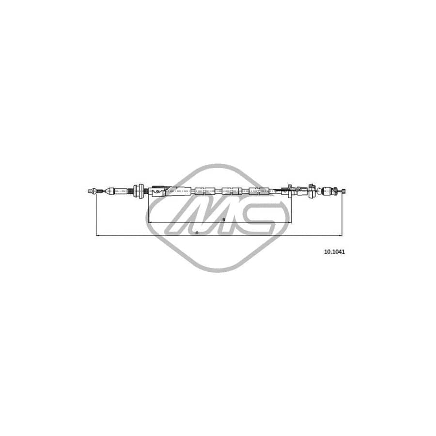 Metalcaucho 80613 Throttle Cable for AUDI A3 Hatchback (8L1)