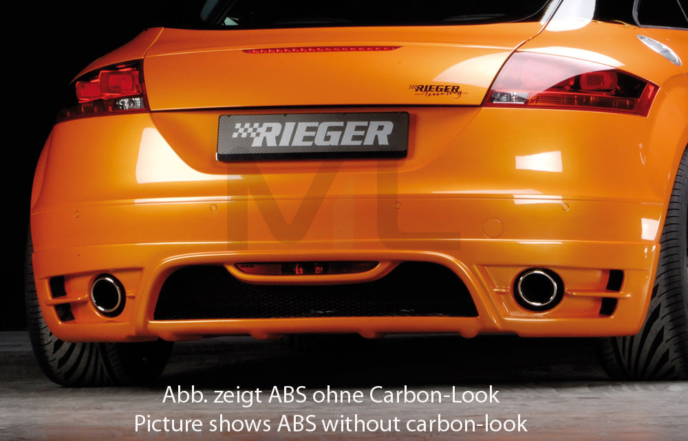 Rieger 00099047 Audi 8J TT Rear Diffuser 1 | ML Performance US Car Parts