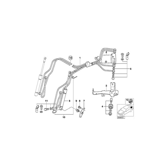 Genuine BMW 54348234322 E52 Hydraulic System (Inc. ALPINA V8 & Z8) | ML Performance US Car Parts