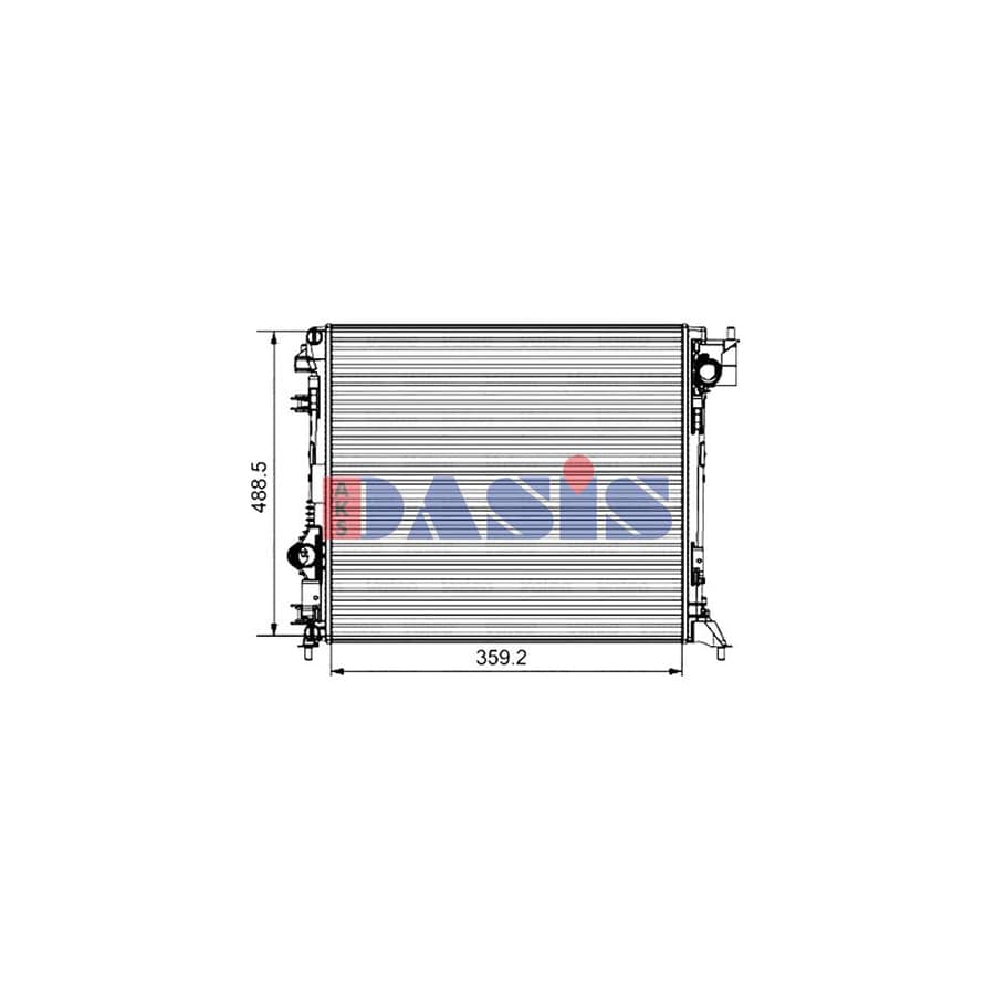 AKS Dasis 070192N Engine Radiator