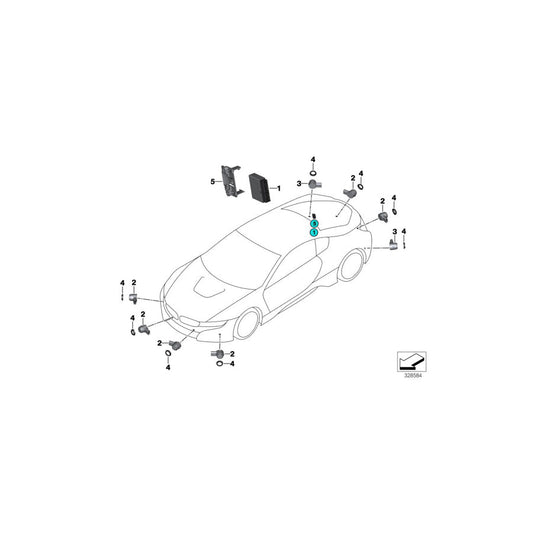 Genuine BMW 61359290006 I12 I15 Bracket Control Unit Pdc (Inc. i8) | ML Performance US