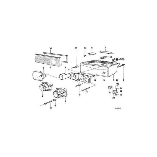Genuine BMW 63121392063 E31 Adjusting Screw 5X70 (Inc. 850CSi) | ML Performance UK Car Parts