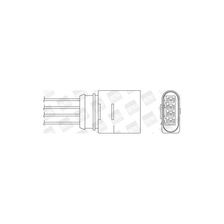 Beru Ozh127 Lambda Sensor