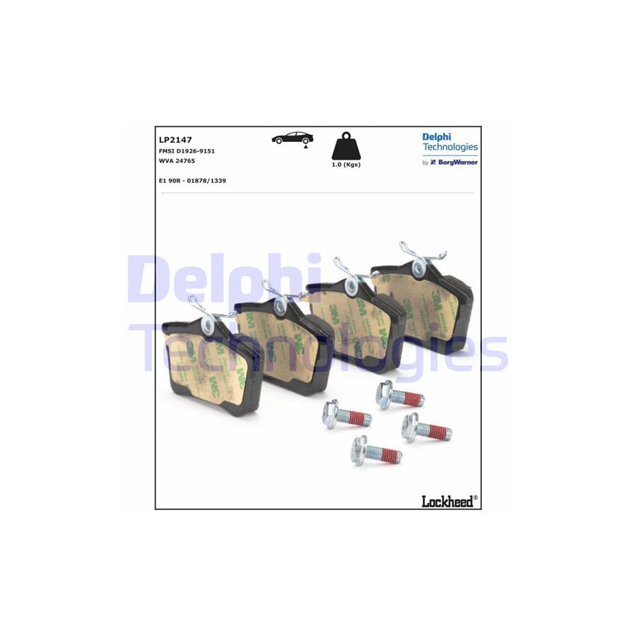 Delphi Lp2147 Brake Pad Set