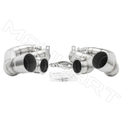 MANHART MH5F9011101_M8 DOWNPIPES RACE FOR BMW F9X M8 (COMPETITION) CAT-REPLACEMENT (PART 2 OF 2)