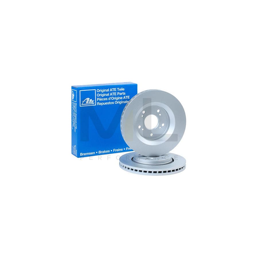ATE 24.0126-0122.1 Brake Disc Vented, Coated  - 1 piece