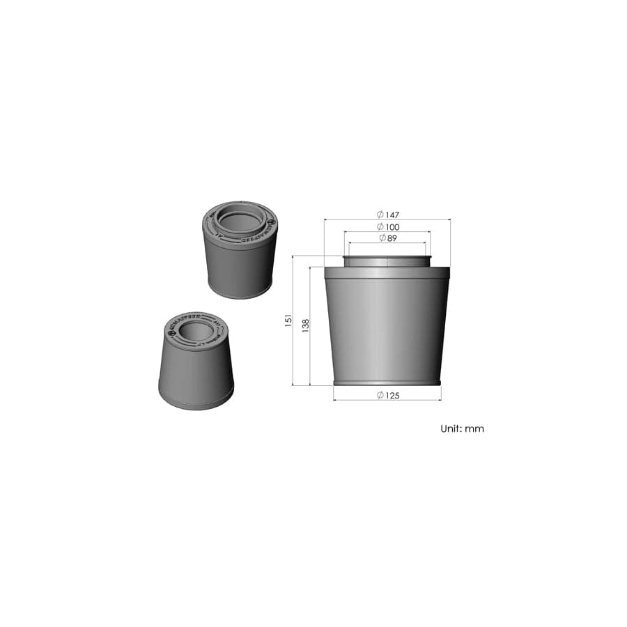 Armaspeed CS56-AR60039 Volvo Toyota Lexus Vw F30 BMW Audi GR Mazda Replacement Filter (Yaris, Al, B8).5, 8V, T6, Nx200T, 2.0T, 86, Tt, 528, (2015-))