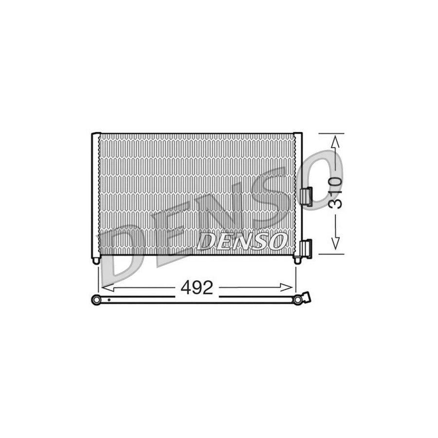 DENSO DCN09071 Air Conditioning Condenser