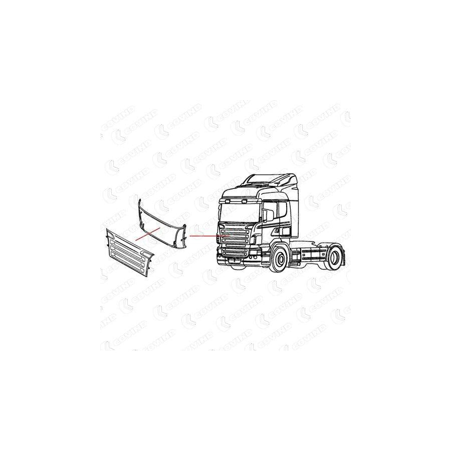 Covind Scr/115 Holder, Radiator Grille