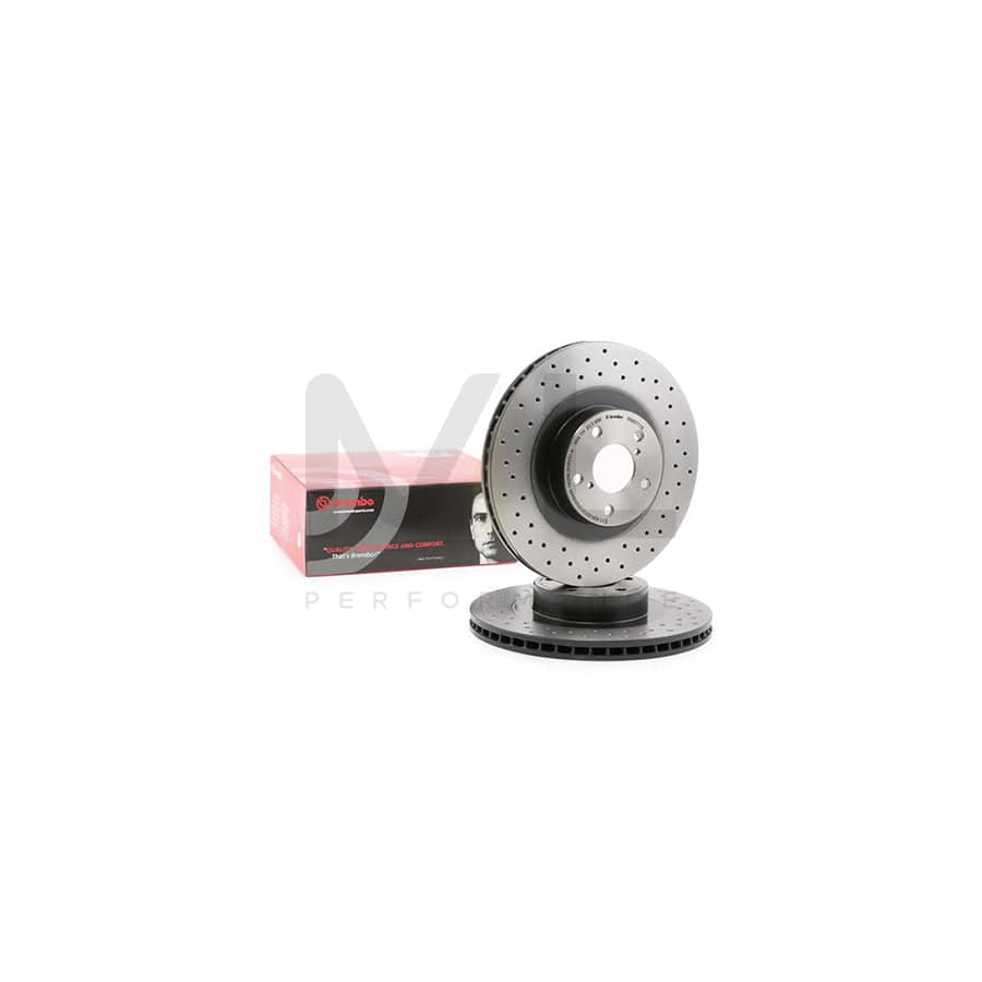 BREMBO XTRA LINE 09.9077.1X Brake Disc Perforated / Vented, Coated | ML Performance Car Parts