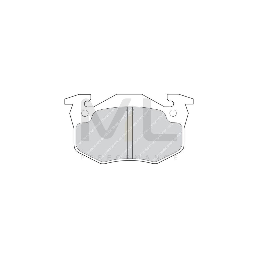 Ferodo Fsl1420 Brake Pad Set Fuse+ Technology, Not Prepared For Wear Indicator | ML Performance Car Parts