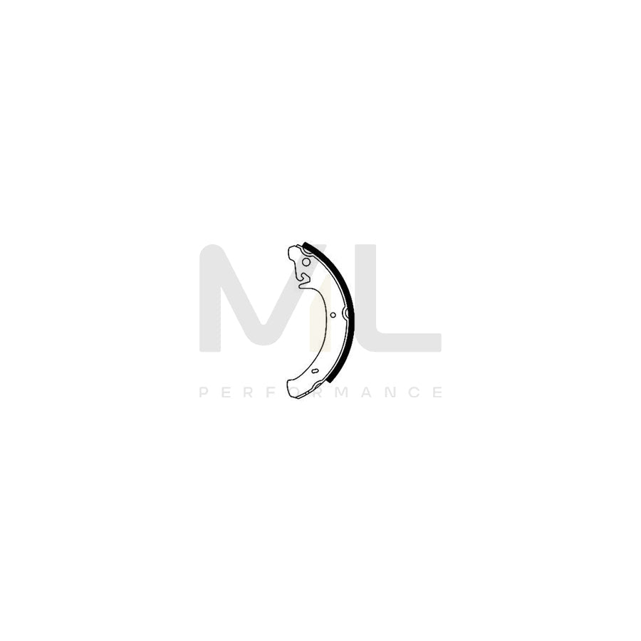 HELLA 8DB 355 000-801 Brake Shoe Set without handbrake lever