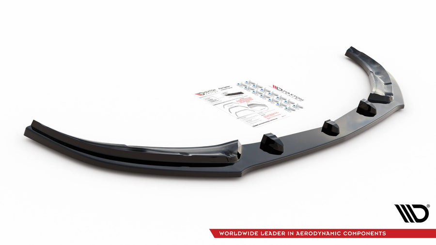 Maxton Design Mercedes Benz C63 AMG Coupe C205 (Facelift) Front Splitter V.1