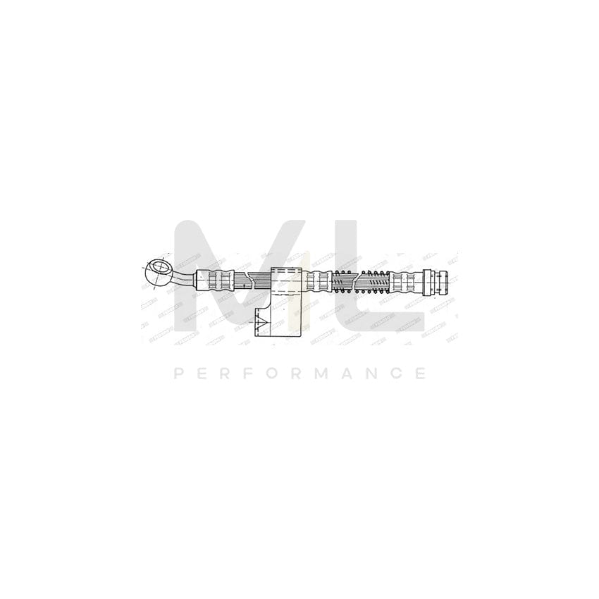 FERODO FHY3145 Brake Hose for HYUNDAI PONY 515mm, ???10 | ML Performance Car Parts