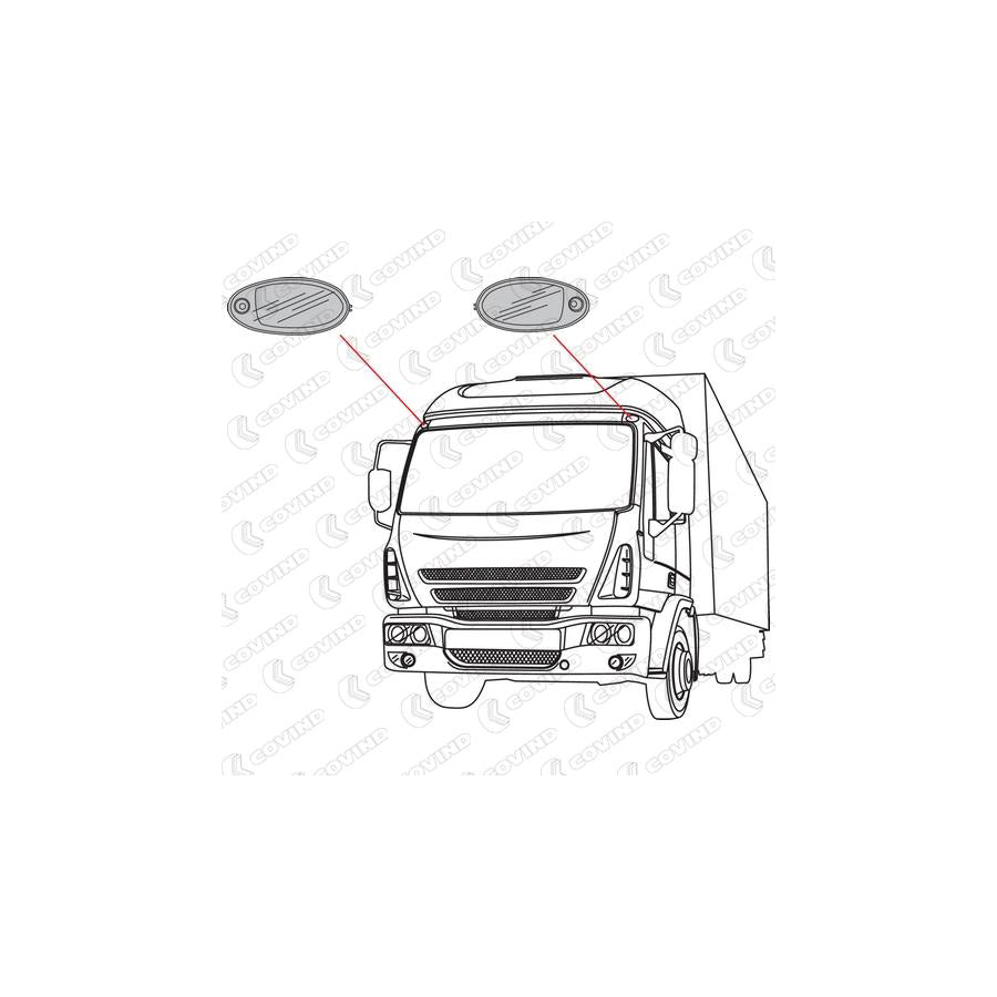Covind 075/415 Side Marker Light