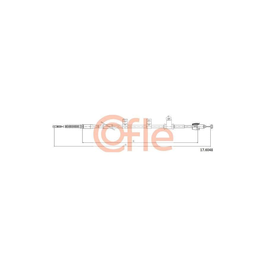 Cofle 17.6048 Hand Brake Cable