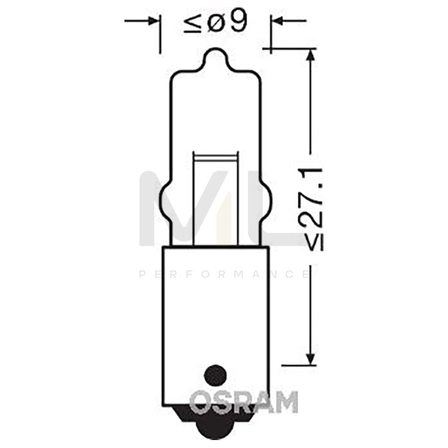 OSRAM ORIGINAL 64115 Bulb, interior light Socket Bulb, 12V, 20W