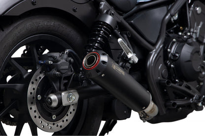 Scorpion PHA191BCER Honda CMX500 (Rebel) Red Power Slip-On - Black Ceramic Coated Sleeve | ML Performance US US