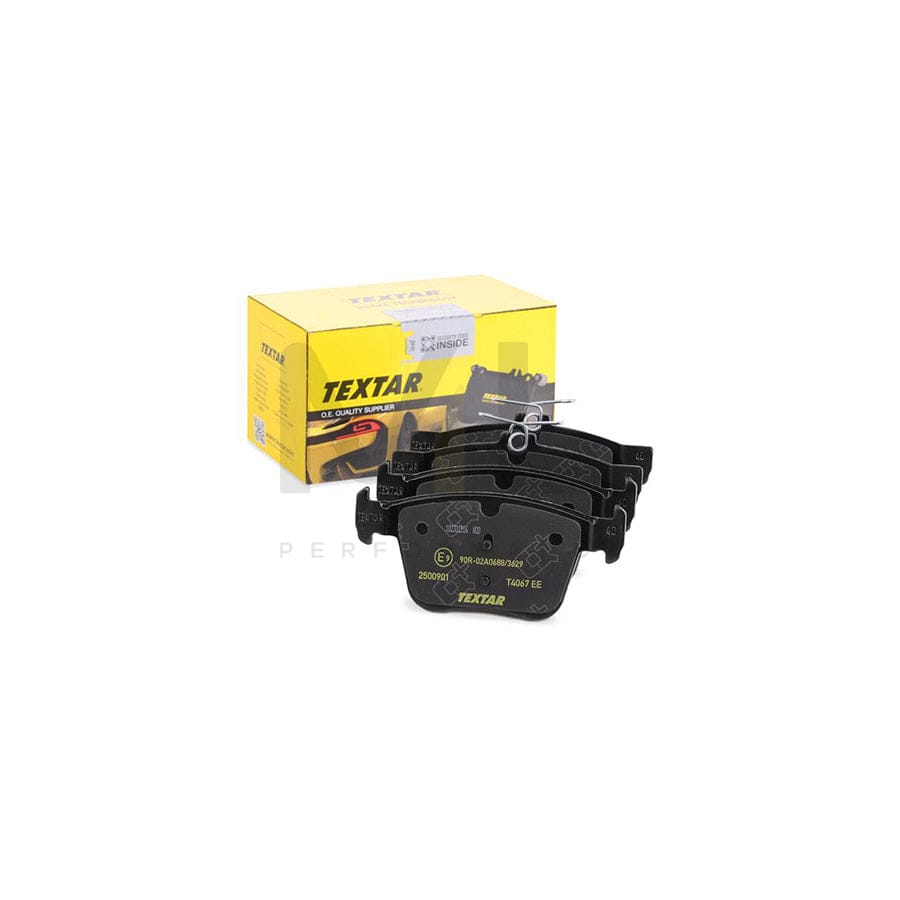 TEXTAR 2500901 Brake pad set not prepared for wear indicator | ML Performance Car Parts