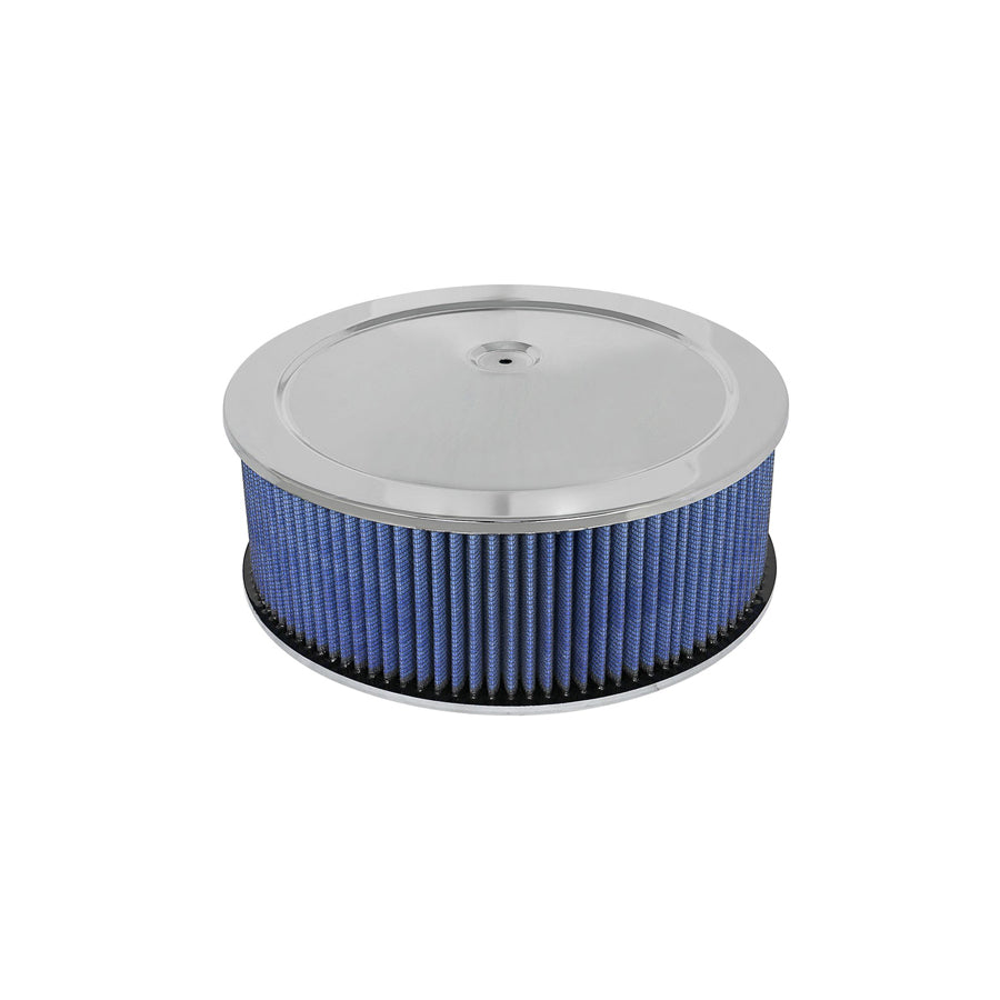  aFe 18-21403 14 IN OD x 5 H IN w/ Expanded Metal and Chrome Pans Round Racing Air Filter  | ML Performance US Car Parts