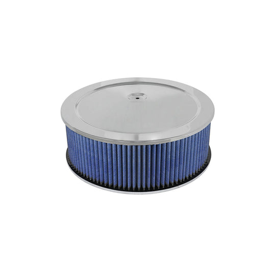  aFe 18-21403 14 IN OD x 5 H IN w/ Expanded Metal and Chrome Pans Round Racing Air Filter  | ML Performance US Car Parts