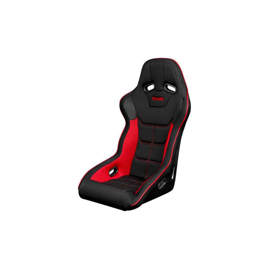 BRAUM Falcon X Series Fia Approved Fixed Back Racing Seat (Black & Red)