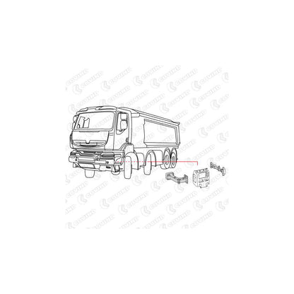 Covind Ker/233 Mounting Bracket, Bumper