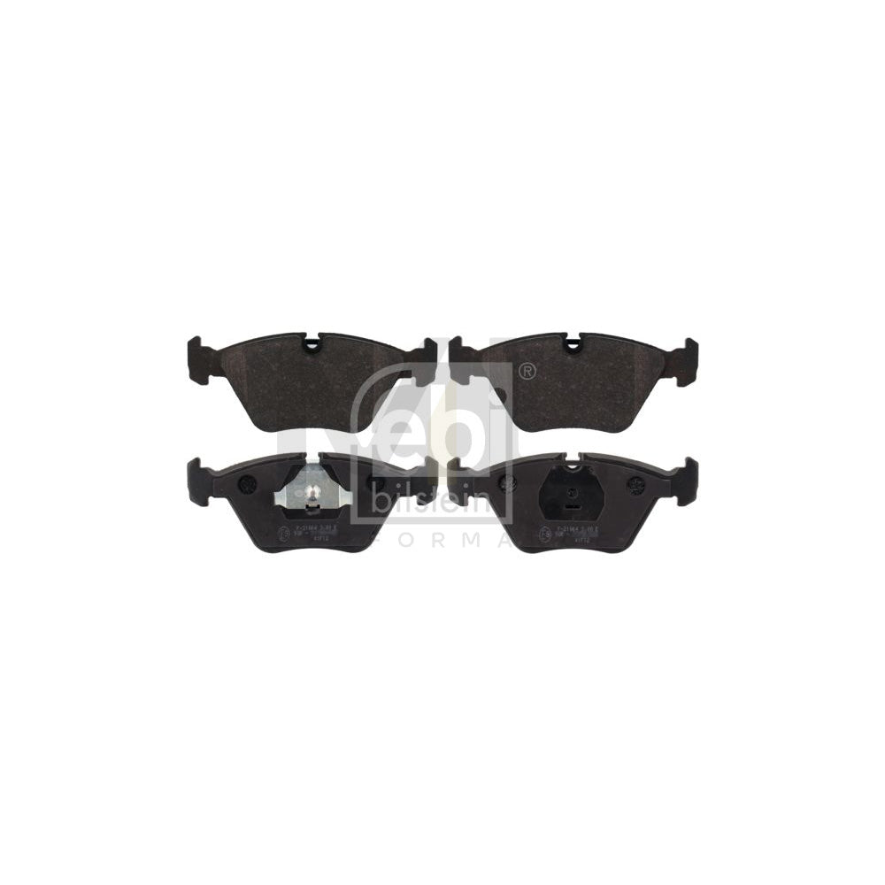 Febi Bilstein 116083 Brake Pad Set Front Axle, Prepared For Wear Indicator