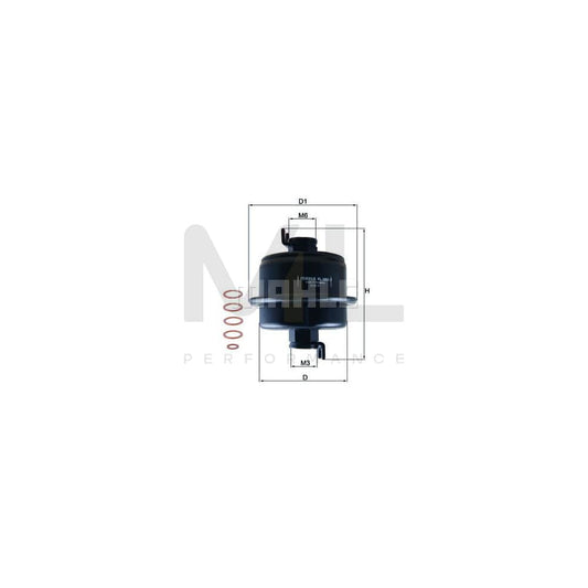 MAHLE ORIGINAL KL 1051D Fuel filter In-Line Filter | ML Performance Car Parts