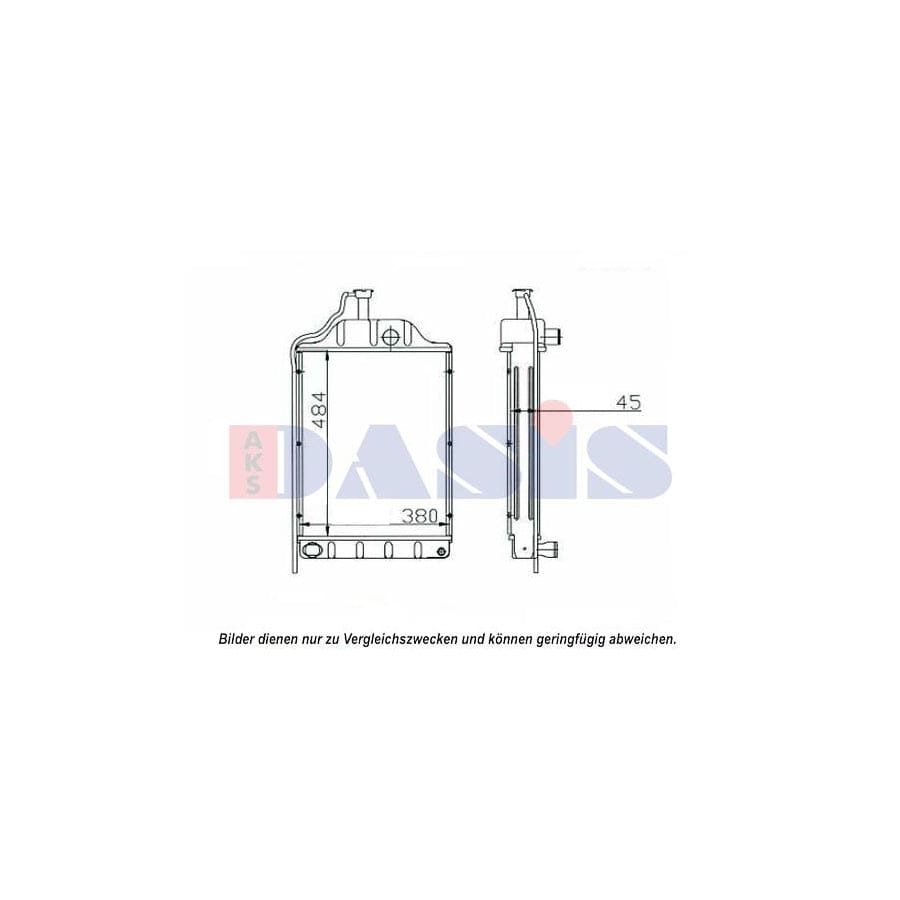 AKS Dasis 440649N Engine Radiator