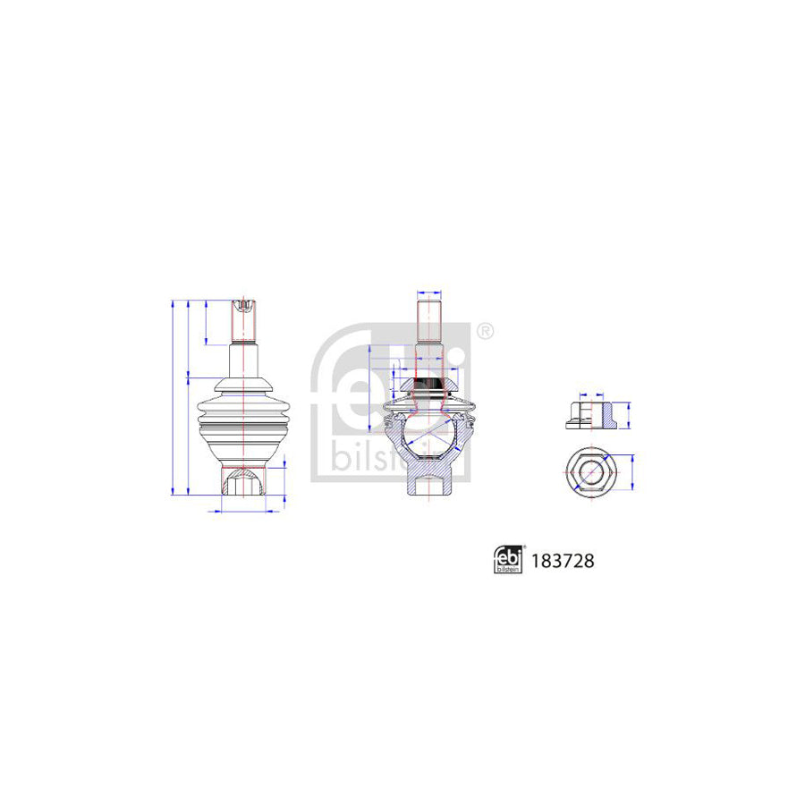 Febi Bilstein 183728 Ball Joint