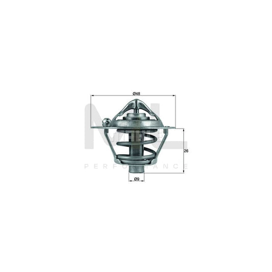 MAHLE ORIGINAL TX 98 75 Engine thermostat Opening Temperature: 75,0��C, without gasket / seal | ML Performance Car Parts