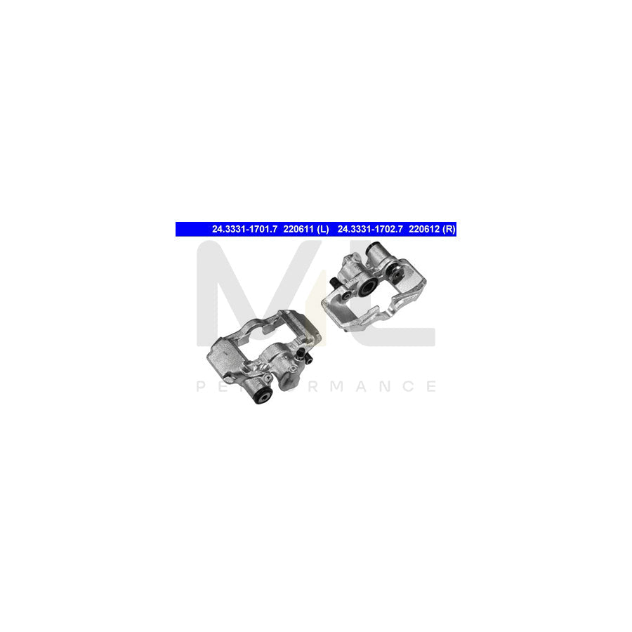 ATE 24.3331-1702.7 Brake Caliper without holder