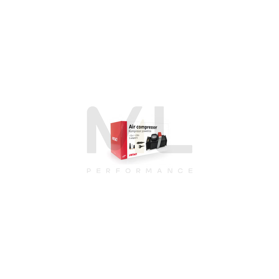 AMiO Acomp-02 01134 Air compressor 12V, 200 psi, cigarette lighter powered portable