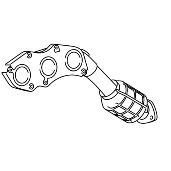 Genuine Lexus 17140-31030 O/S Manifold and Catalytic Converter (Inc. GS & IS)