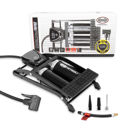 Heyner H225020 Pedalmax Dtech Foot Air Pump Black Edt