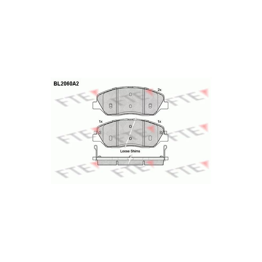 FTE 9010643 Brake Pad Set