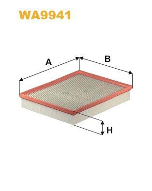 WIX Filters WA9941 Air Filter For Ford Ranger Mk3 (Tke)