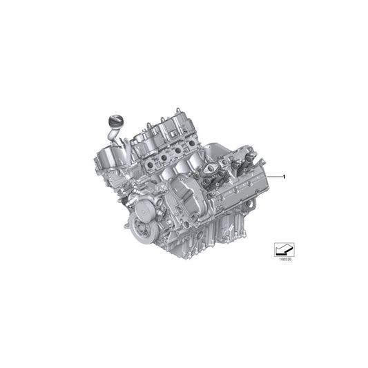 Genuine BMW 11002296762 E70 E71 Short Engine S63B44A (Inc. X5 M & X6 M) | ML Performance US