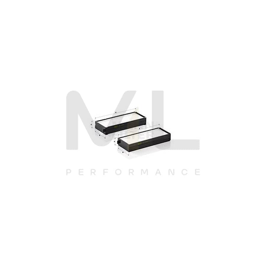 MANN-FILTER CU 2542-2 Pollen filter Particulate Filter