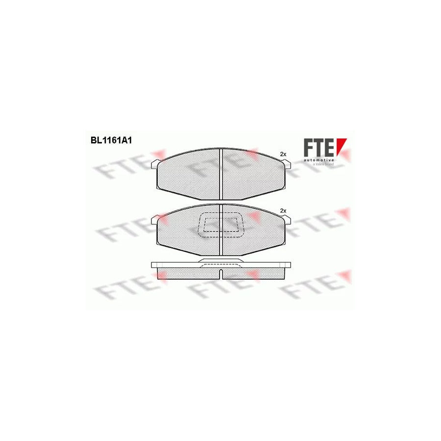 FTE Bl1161A1 Brake Pad Set for Nissan Patrol