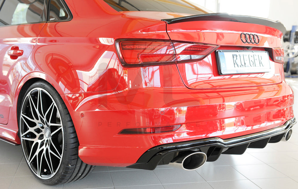 Rieger 00088187 Audi 8V Rear Diffuser (A3 & S3) 8 | ML Performance UK Car Parts