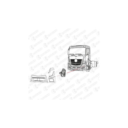 Covind 960/157 Mounting Bracket, Bumper