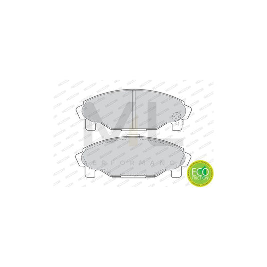 Ferodo Premier Eco Friction Fdb1506 Brake Pad Set With Acoustic Wear Warning, Without Accessories | ML Performance Car Parts