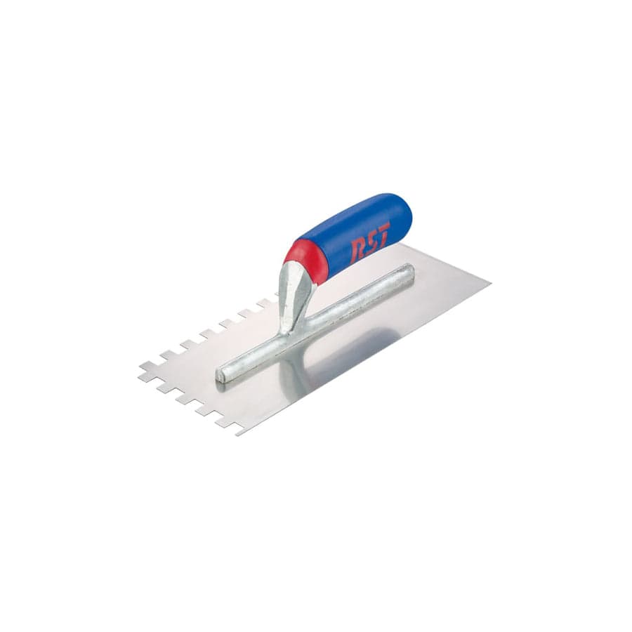 R.S.T. RST6260ST Notched Trowel Square 10mm² Soft Touch Handle 11 x 4.1/2in