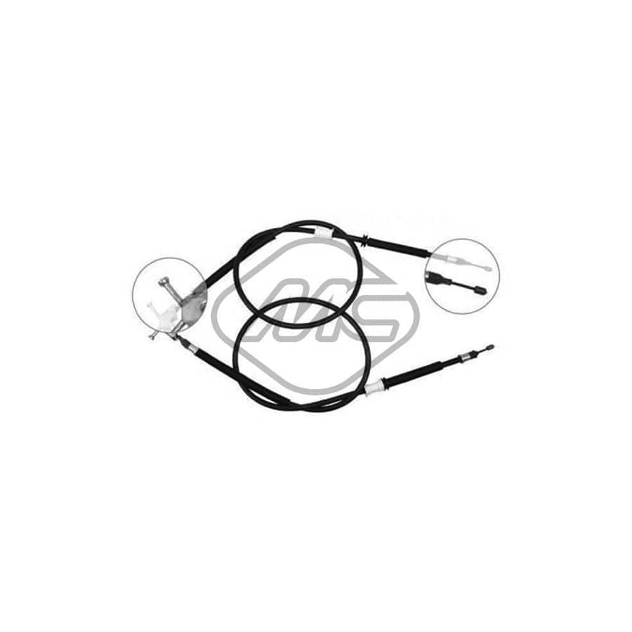 Metalcaucho 81564 Throttle Cable for FIAT Panda I Hatchback (141)