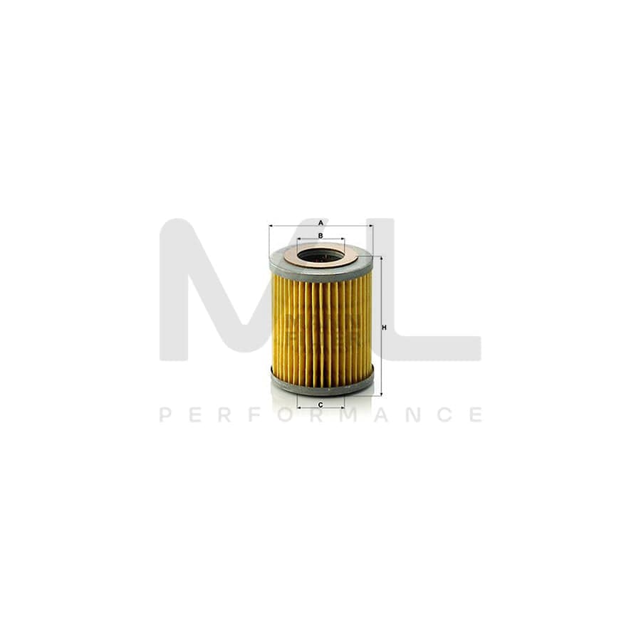 MANN-FILTER H 813/1 x Oil Filter with seal, Filter Insert