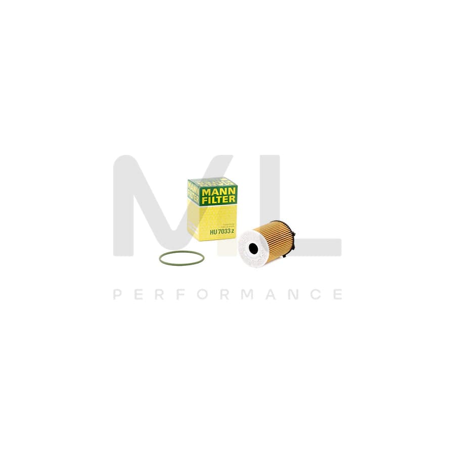 MANN-FILTER HU 7033 z Oil Filter with seal, Filter Insert