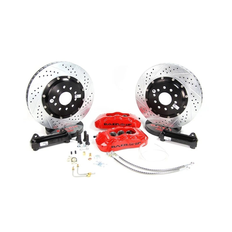 Baer Brakes 88-96 Chevrolet Corvette 14in Pro+ Front SDZ Brake Kit - Red