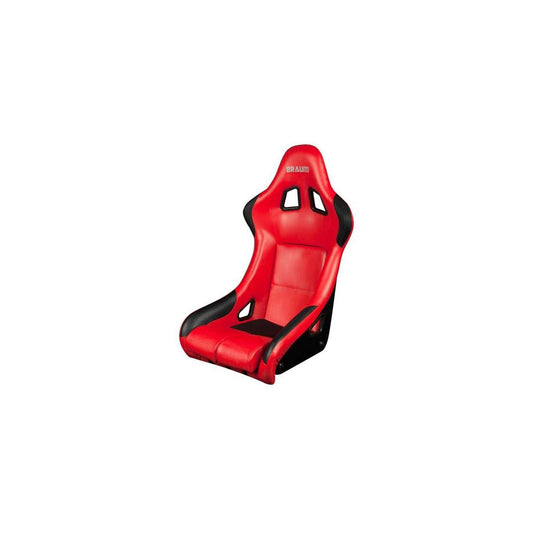 BRAUM Falcon Series Fia Approved Fixed Back Racing Seat (Red Leatherette)